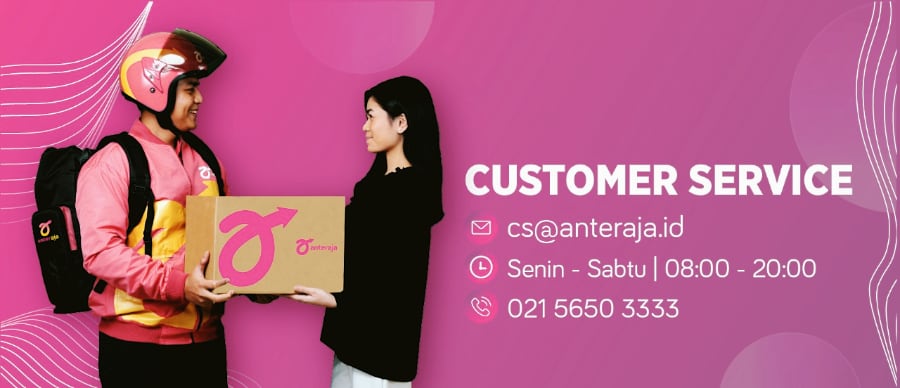 AnterAja memiliki beberapa kanal customer service yang dapat dihubungi dengan mudah